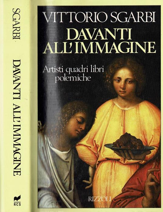 Davanti all'immagine - Vittorio Sgarbi - copertina