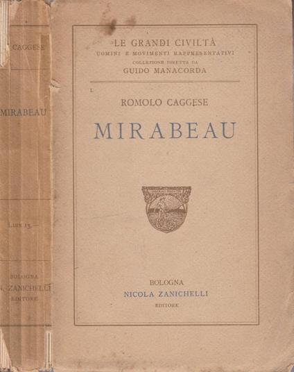 Mirabeau - Romolo Caggese - copertina