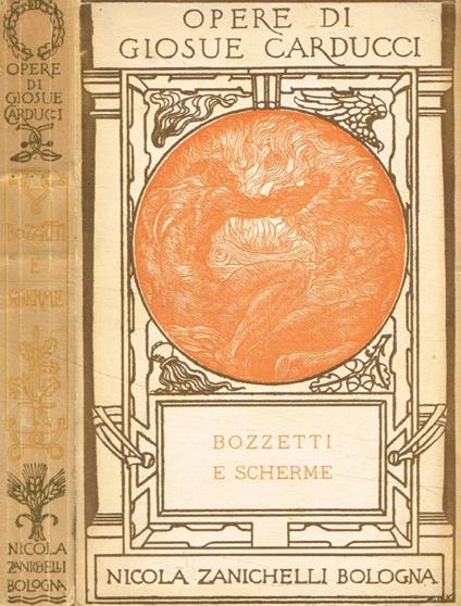 Bozzetti e scherme - Giosuè Carducci - copertina