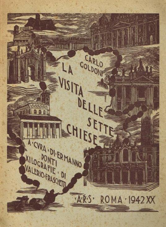 La visita delle sette chiese - Carlo Goldoni - copertina