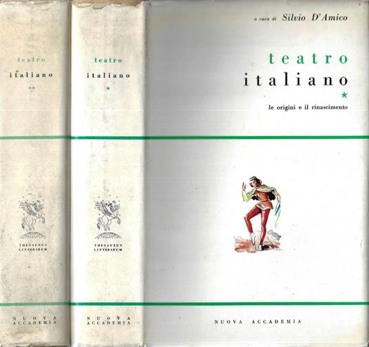Teatro italiano Vol. I - II - Silvio D'Amico - copertina