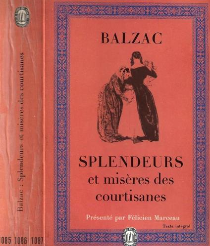 Splendeurs et miseres des courtisanes - Honoré de Balzac - copertina