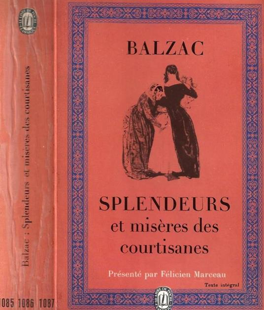 Splendeurs et miseres des courtisanes - Honoré de Balzac - copertina