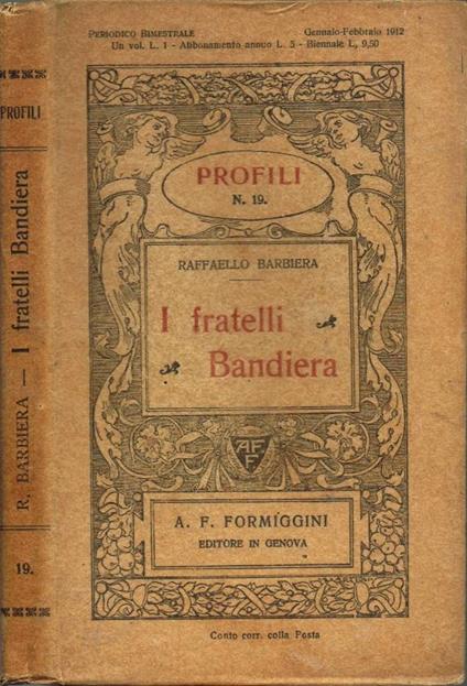I fratelli Bandiera - Raffaello Barbiera - copertina