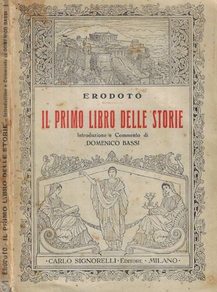 Il primo libro delle storie - Erodoto - copertina