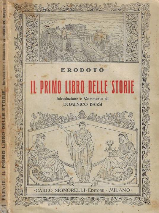 Il primo libro delle storie - Erodoto - copertina