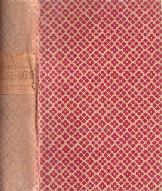 L' osservatore - Gasparo Gozzi - copertina