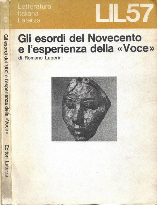 Gli esordi del Novecento e l'esperienza della "Voce" - Romano Luperini - copertina