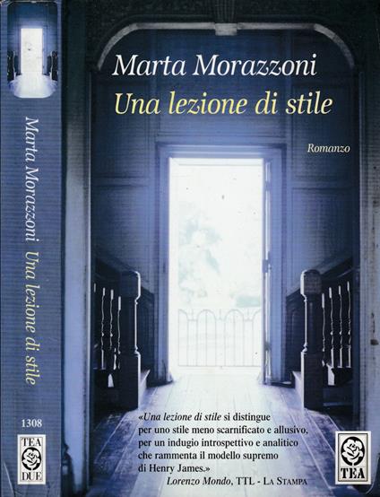 Una lezione di stile - Marta Morazzoni - copertina