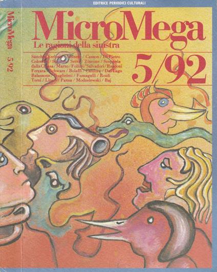 MicroMega n5, dicembre-gennaio 1992 - Lucio Caracciolo - copertina