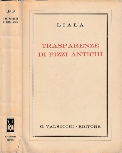 Trasparenze di pizzi antichi - Liala - copertina