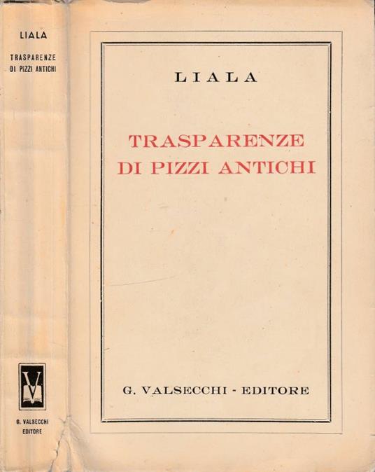 Trasparenze di pizzi antichi - Liala - copertina