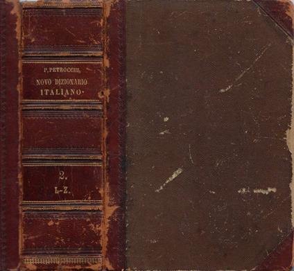 Nòvo Dizionario Universale della Lingua Italiana. Vol. II: L-Z - Policarpo Petrocchi - copertina