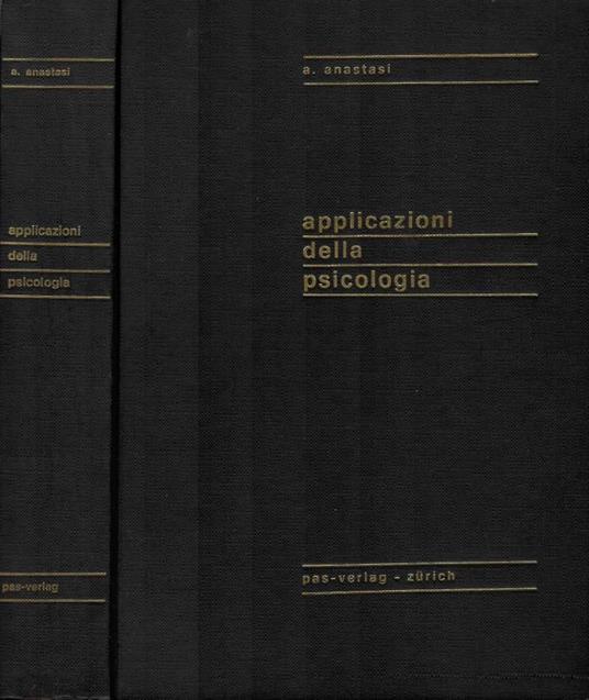 Applicazioni della psicologia - Anne Anastasi - copertina