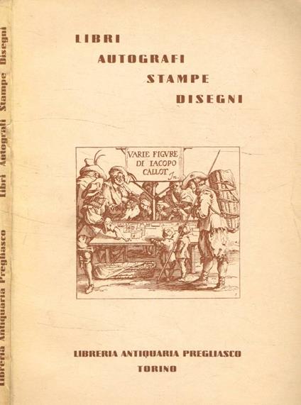 Libri autografi stampe disegni - copertina