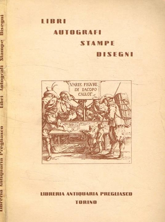 Libri autografi stampe disegni - copertina