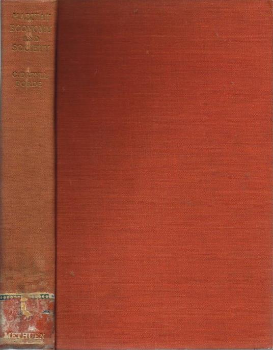 Habitat, Economy and Society - Daryll Forde - copertina