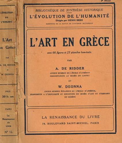L' art en grèce - copertina