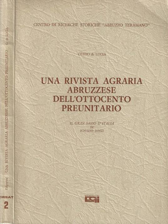Una rivista agraria abruzzese dell' Ottocento preunitario - copertina