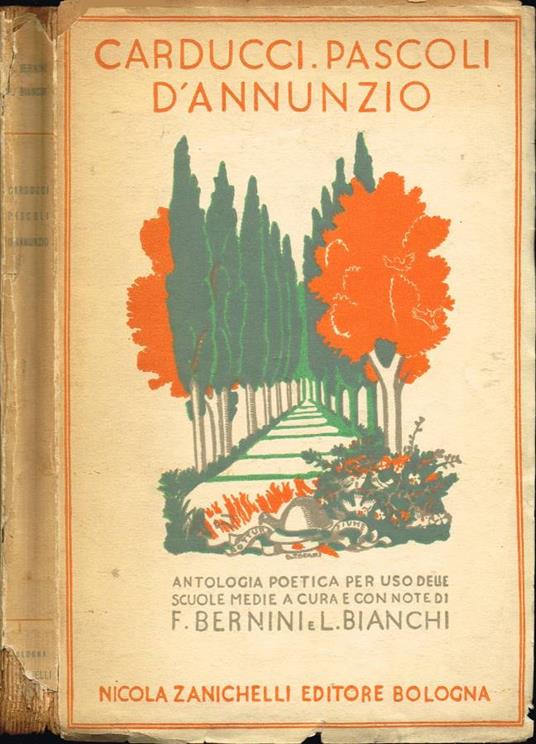 Carducci - Pascoli - D'Annunzio - Ferruccio Bernini - copertina