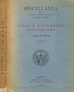 Studi e documenti sulla Roma sacra vol.I