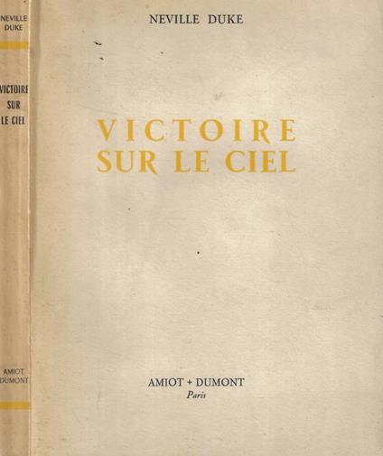 Victoire sur le ciel - Neville Duke - copertina