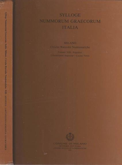 Sylloge nummorum graecorum Italia Volume XIII - Rodolfo Martini - copertina
