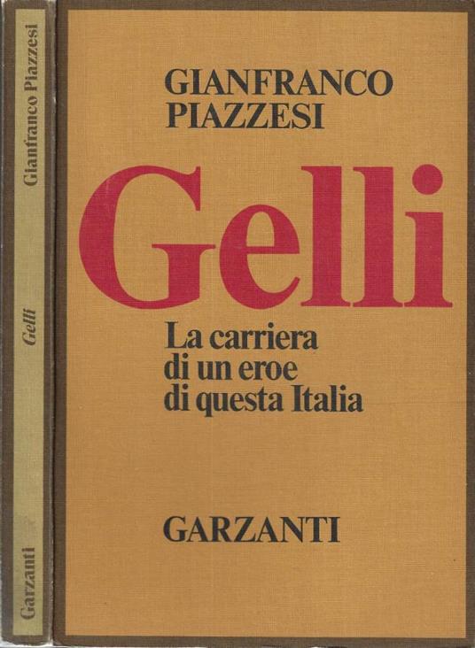 Gelli - Gianfranco Piazzesi - copertina