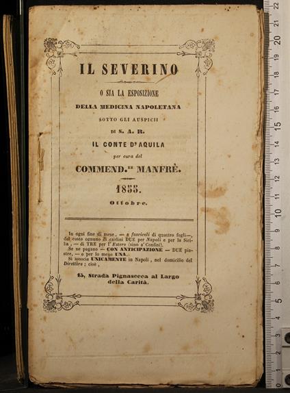 Il Severino O Sia La Esposizione… Ottobre - copertina