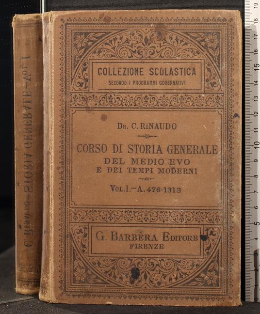 Corso Di Storia Generale Del Medio Evo… Vol I - copertina