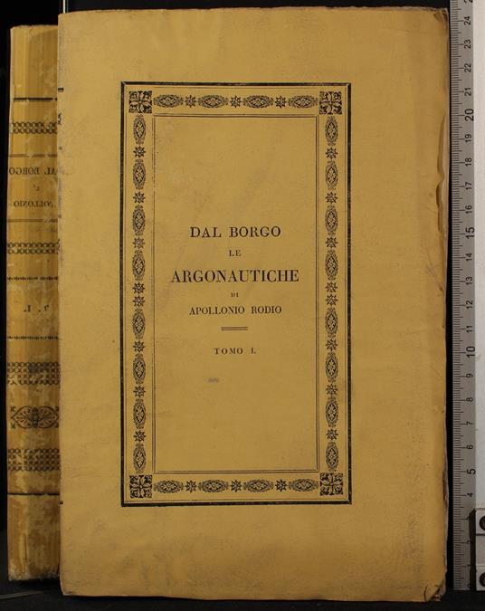 Le Argonautiche. Tomo I - Rodio Apollonio - copertina