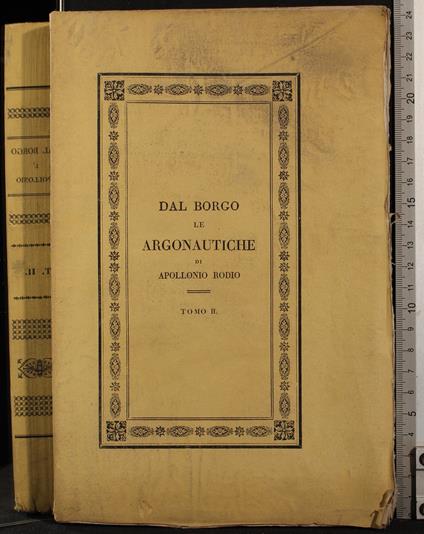 Le Argonautiche. Tomo Ii - Rodio Apollonio - copertina