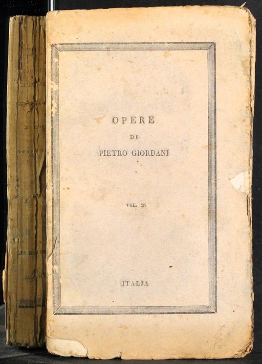 Opere. Vol 2 - Pietro Giordani - copertina