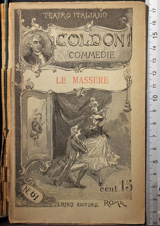 Le Massere - Carlo Goldoni - copertina