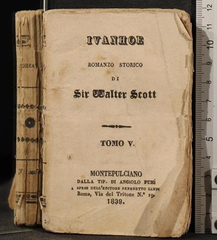 Ivanhoe. Tomo V - Walter Scott - copertina