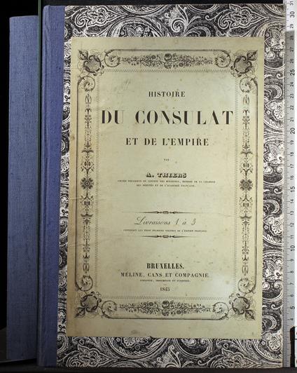 Histoire Du Consulat Et De L'Empire Livr 1,2,3 - Adolphe Thiers - copertina