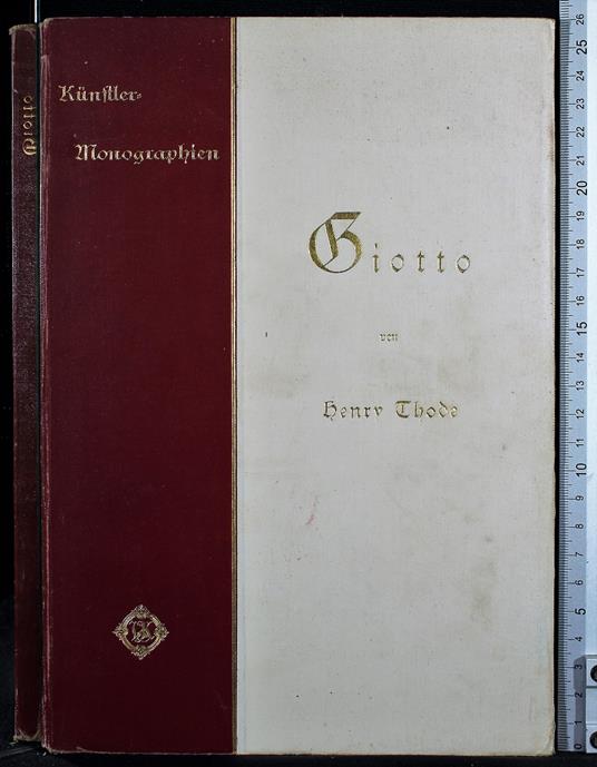 Giotto - Henry Thode - copertina