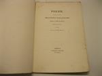 Poesie raccolte dal marchese Francesco Pallavicino per l'adunanza tenuta in sua casa la sera del XXII settembre 1846