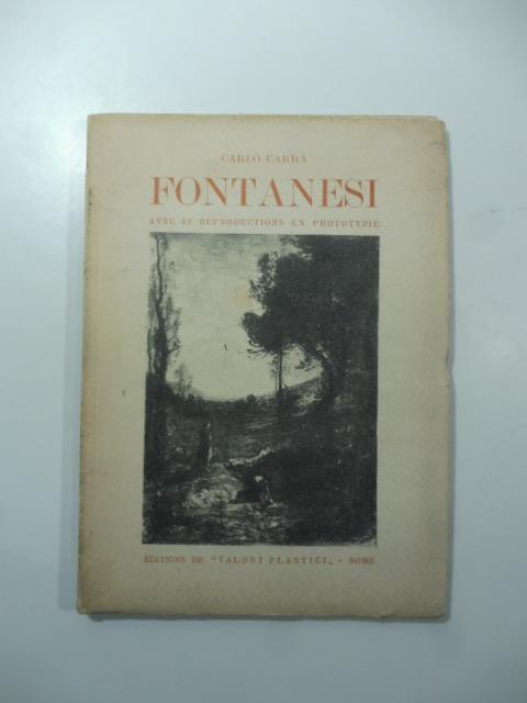 Fontanesi avec 32 reproductions en phototypie - Carlo Carrà - copertina