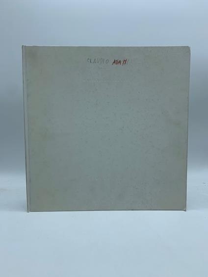 Galleria Ennio Borzi. Claudio Adami. Prima con dopo - Achille Bonito Oliva - copertina