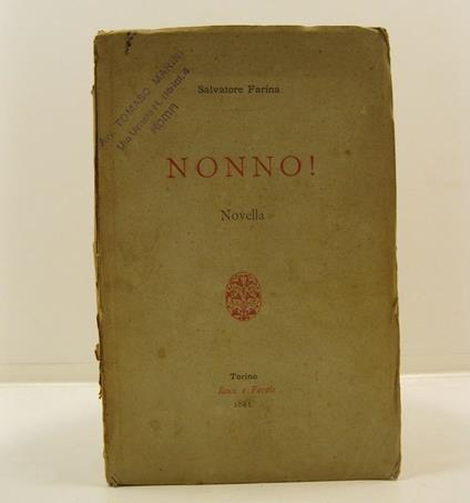 Nonno! - Salvatore Farina - copertina