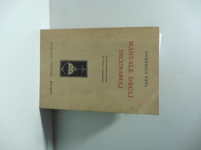 Manuale degli incunaboli
