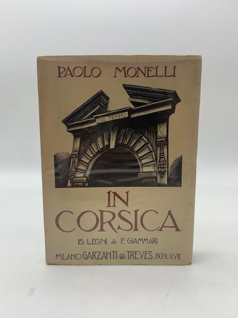 In Corsica - Paolo Monelli - copertina