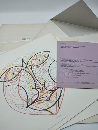 Presenza degli antenati. 1964 - 1970. Prima edizione duecentocinquanta esemplari in serigrafia