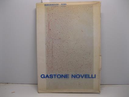 Novelli 68. Aprile-maggio 1970. Galleria d'Arte Marlborough- Roma - Gastone Novelli - copertina