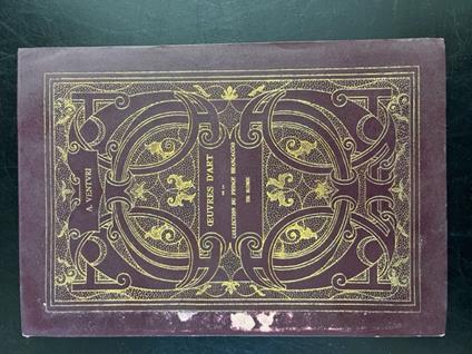 Oeuvres d'art de la Collection du Prince Brancaccio de Rome illustrees par Adolphe Venturi. Deuxieme partie - Adolfo Venturi - copertina