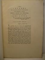 Lettera di Alessandro Visconti socio ordinario e censore intorno alcuni vasi sepolcrali rinvenuti nelle vicinanze della antica Alba Longa