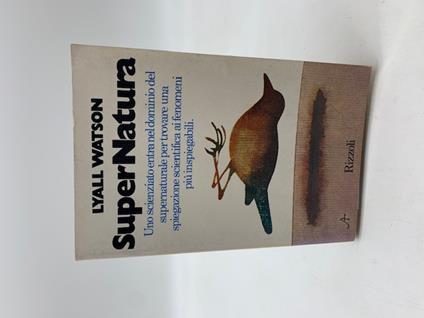 SuperNatura - Lyall Watson - copertina
