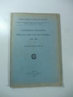 L' assistenza scolastica per gli orfani di guerra nel 1920. Relazione
