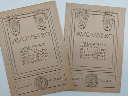 Augusteo. Stagione 1929-1930. Orchestra della Philarmonic Symphony Society di New York diretta da Arturo Toscanini - copertina